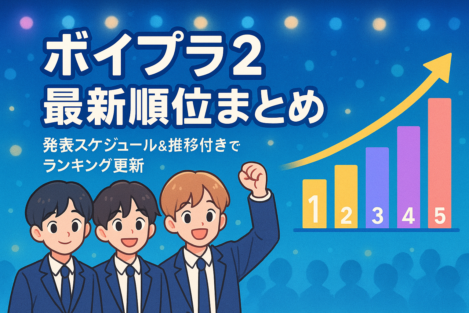ボイプラ2最新順位まとめ｜発表スケジュール＆推移付きでランキング更新